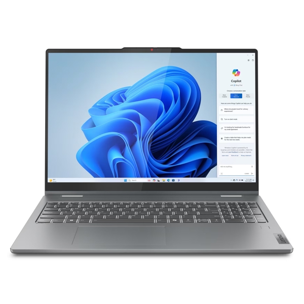 Notebook Lenovo 83DU003VRK IdeaPad 5 2-in-1 16IRU9, 16", Core 5-120U, 16GB, 512GB SSD, Integrated, Luna Grey