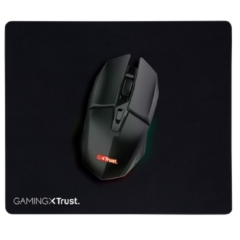 მაუსი+მაუსის პადი Trust GXT112 Felox, Wireless, USB, Gaming Mouse+Pad, Black