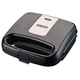 სენდვიჩის აპარატი Bremen BR 6005, 750W, Sandwich Maker, Black