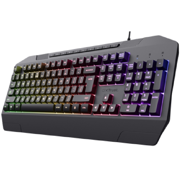 კლავიატურა Trust GXT 836 Evocx, Wired, USB, Gaming Keyboard, Black