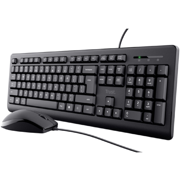 Keyboard And Mouse Trust 23970 Primo, Wired, USB, Black