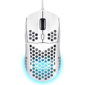 მაუსი Trust GXT 928W Helox, Wired, USB, Gaming Mouse, White