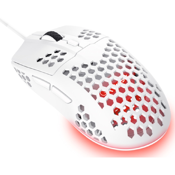 მაუსი Trust GXT 928W Helox, Wired, USB, Gaming Mouse, White