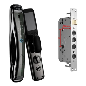 Smart Lock Mechanism Moes LB-6068-30240, Silver