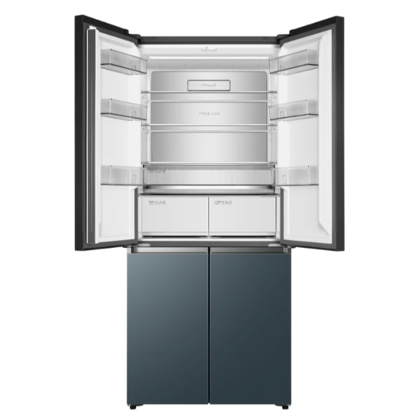 Refrigerator TCL C521CDIB, 521L, E, No Frost, Blue