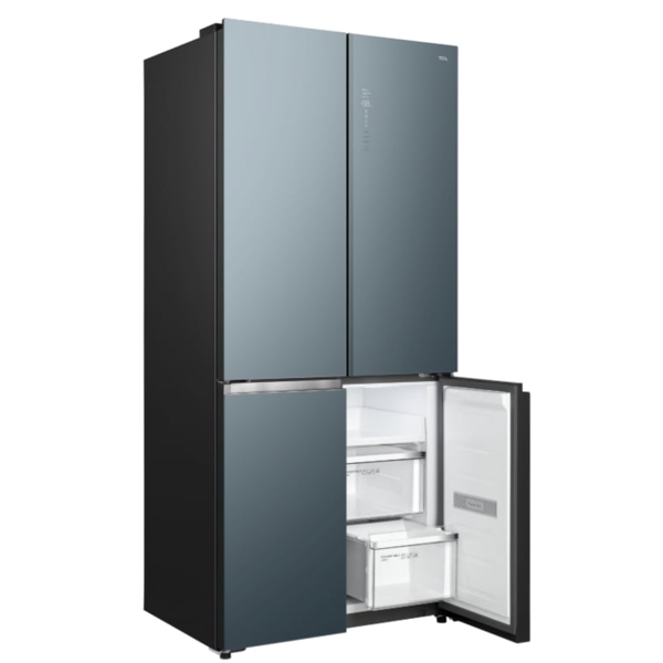 Refrigerator TCL C521CDIB, 521L, E, No Frost, Blue