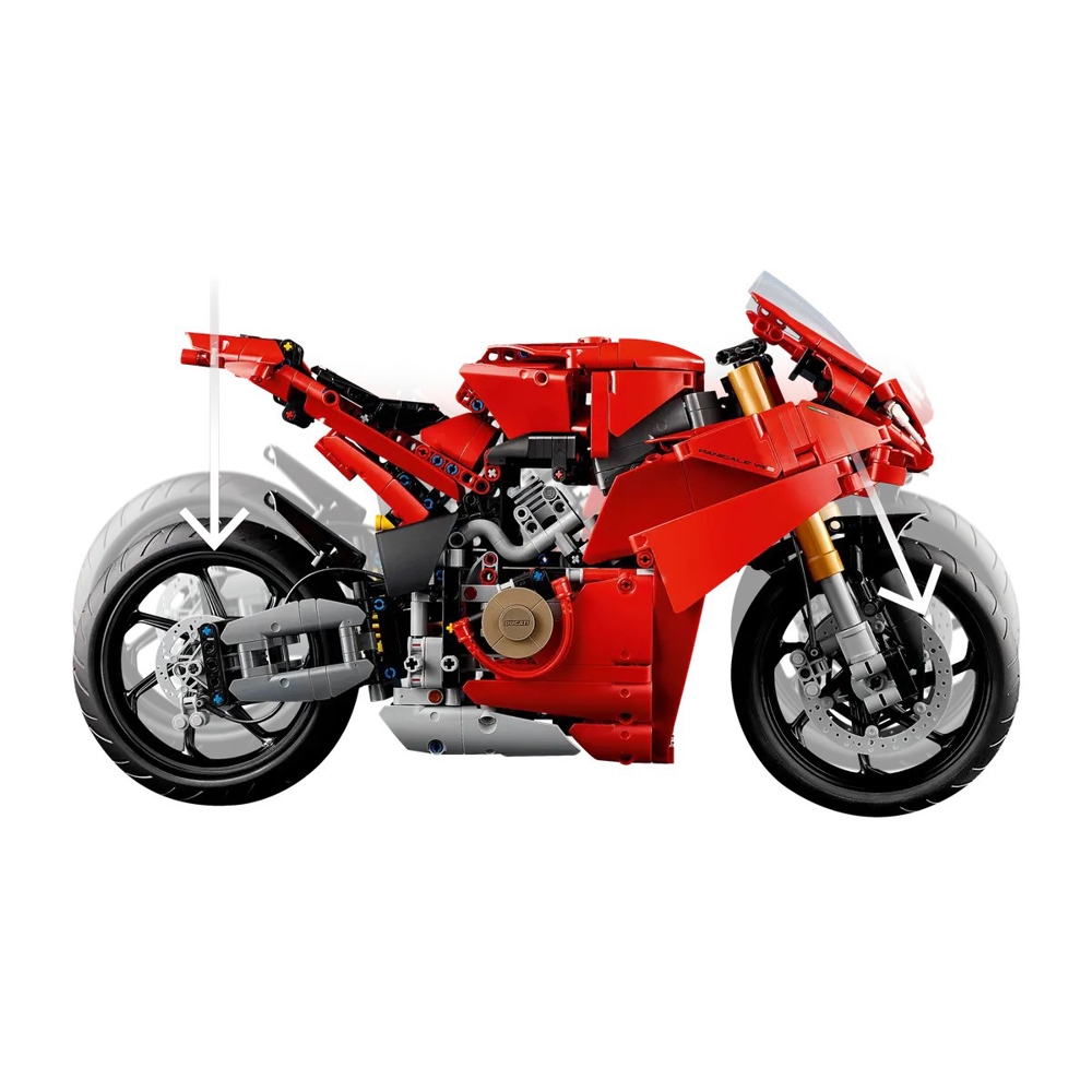 ასაწყობი კონსტრუქცია Lego 42202 Technic, Ducati Panigale V4 S Motorcycle