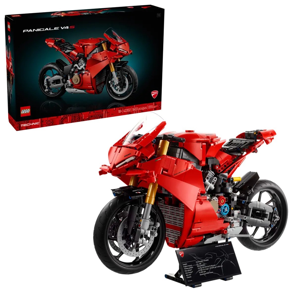 Prefabricated Construction Lego 42202 Technic, Ducati Panigale V4 S Motorcycle