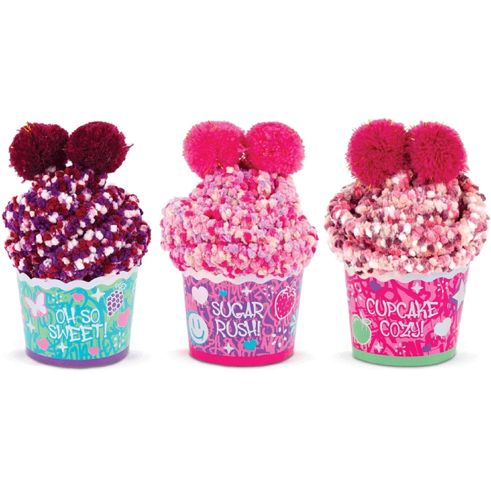 Cupcake Socks Make It Real 10048MR So Sweet, 3Pcs, Pink