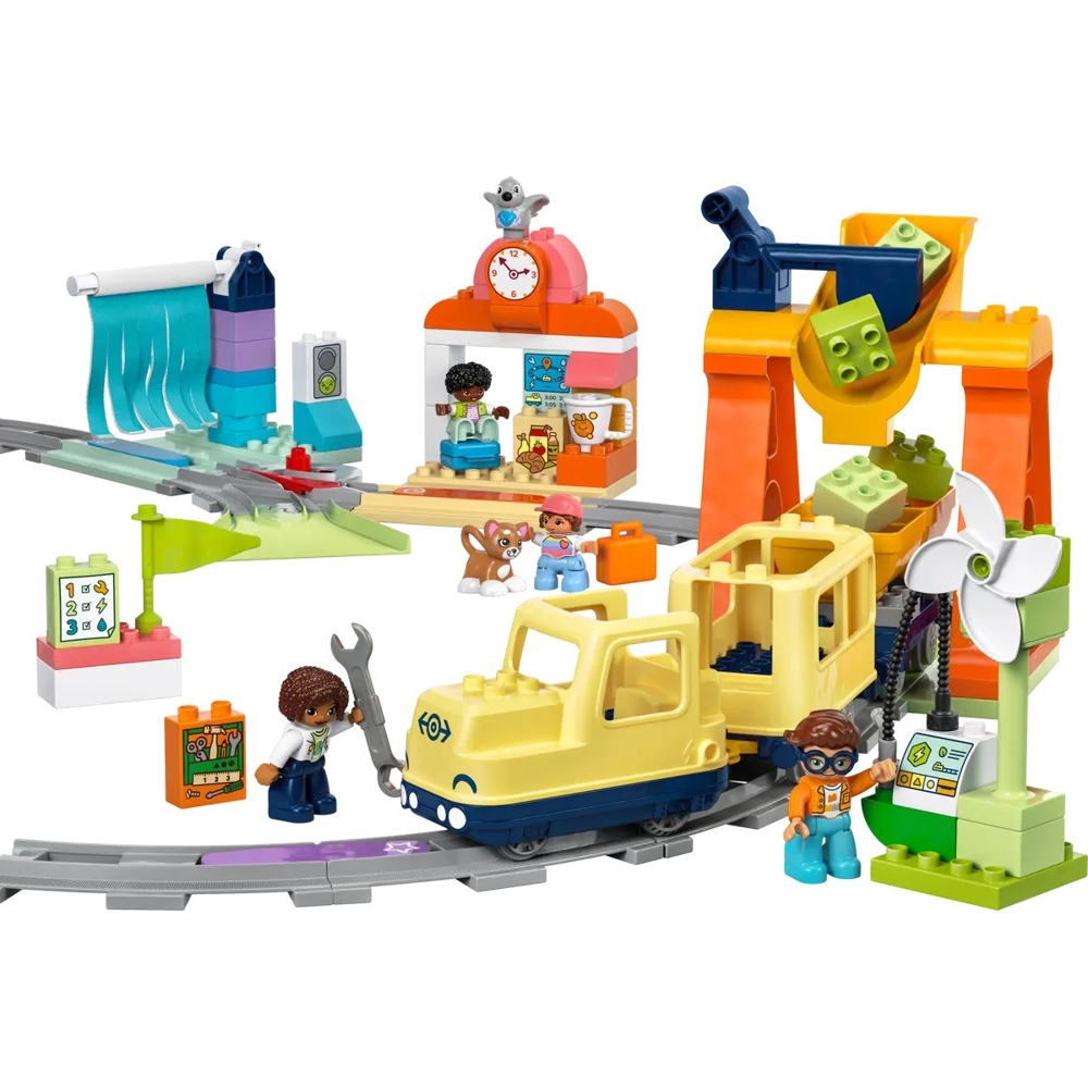 Prefabricated Construction Lego 10428 DUPLO, Big Interactive Community Train