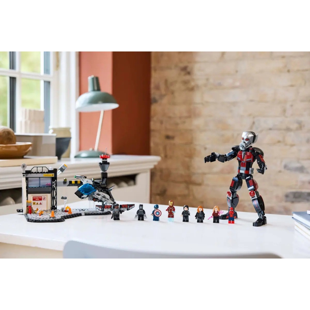 Prefabricated Construction Lego 76314 Marvel, Captain America: Civil War Action Battle