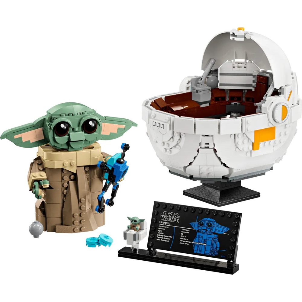 Prefabricated Construction Lego 75403 Star Wars, Grogu with Hover Pram