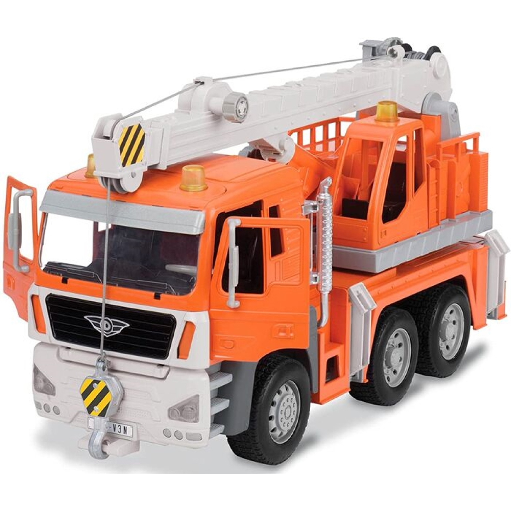 სათამაშო ამწე მანქანა Driven WH1002Z, Crane Truck, Orange