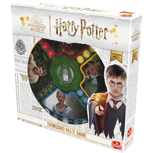 სამაგიდო თამაში Goliath 108672.006 Harry Potter Three-Wizard Maze, Board Game