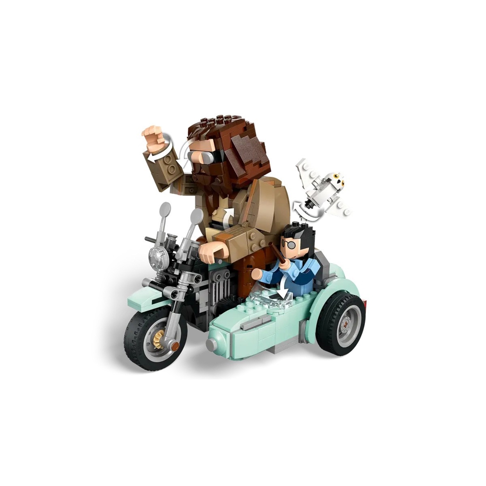 ასაწყობი კონსტრუქცია Lego 76443 Harry Potter, Hagrid & Harry's Motorcycle Ride