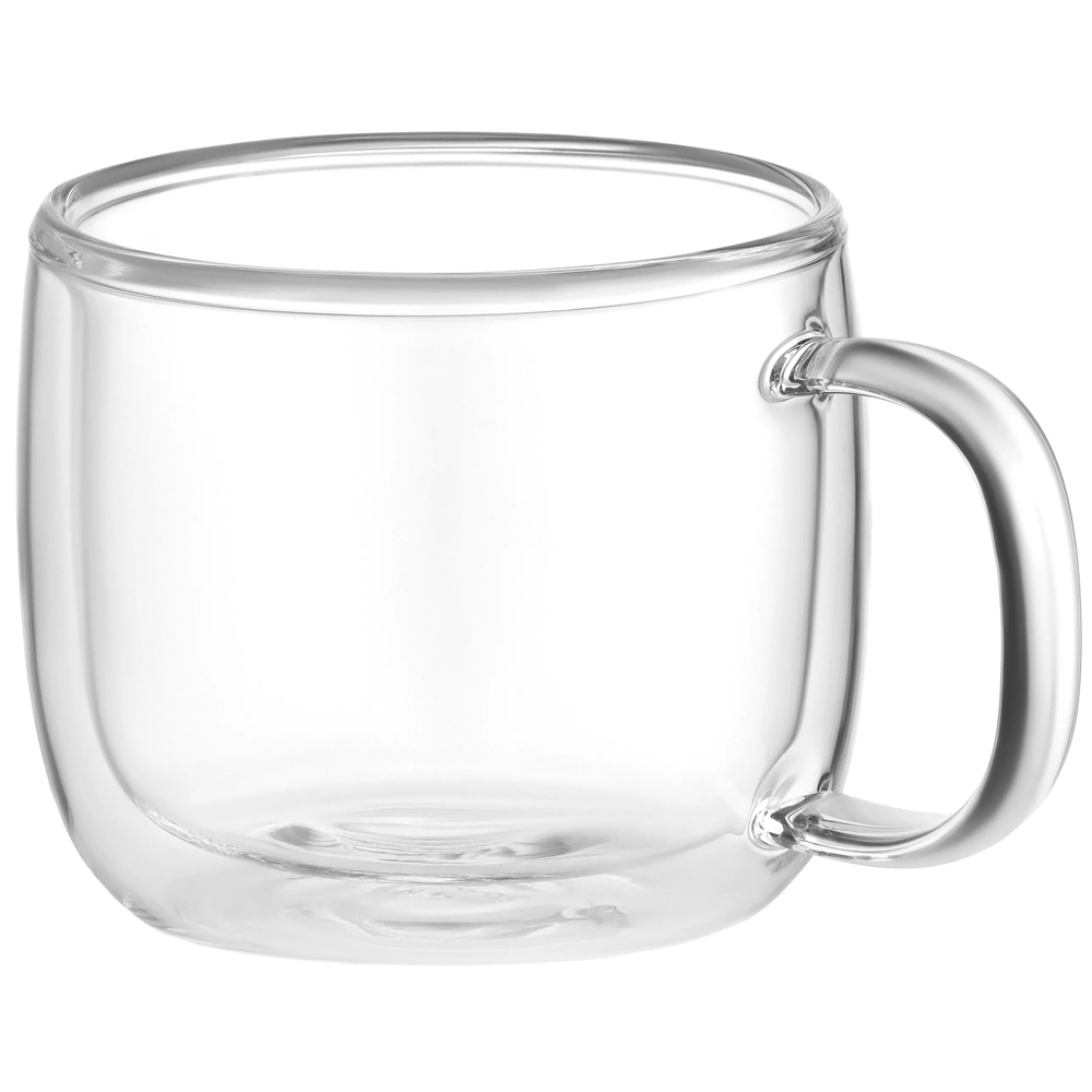 ჭიქების ნაკრები Ardesto AR2645BWH, 450ml, 2pcs, Double Wall Mug Set, Transparent