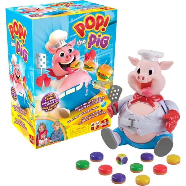 სამაგიდო თამაში Goliath 330546.B04 Pop The Pig, Board Game