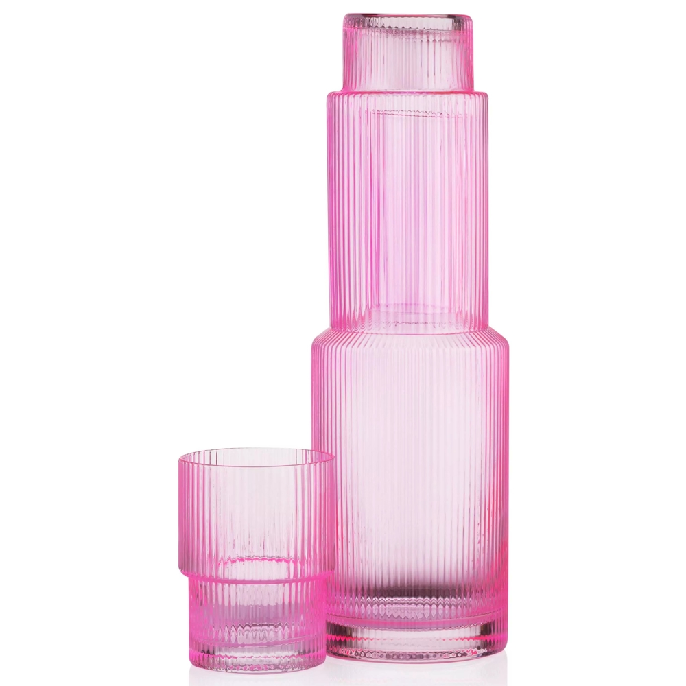 ჭიქების ნაკრები Ardesto AR2638SPN, 0.38l, 2pcs, Long Glasses Set, Pink