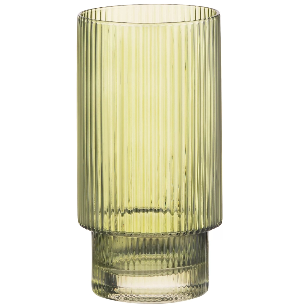 Long Glasses Set Ardesto AR2638SGR, 0.38l, 2pcs, Green