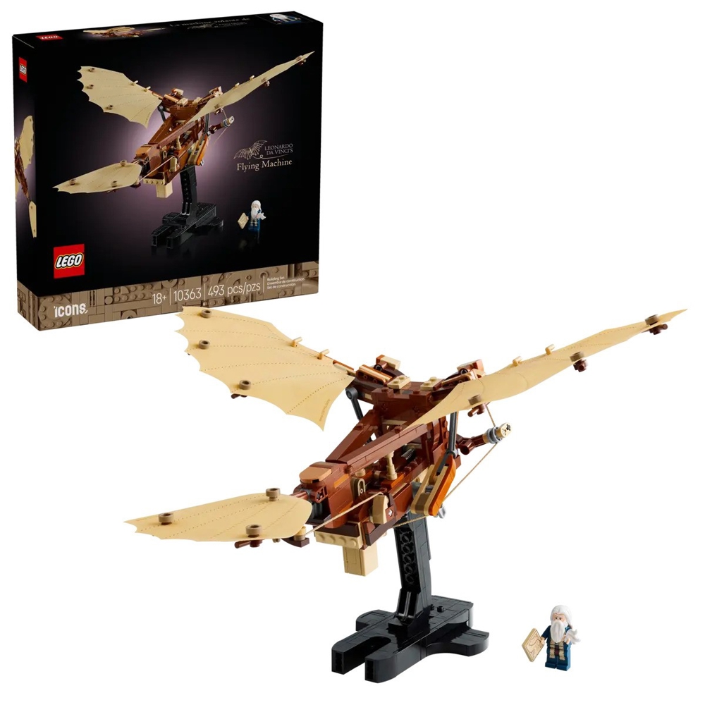 ასაწყობი კონსტრუქცია Lego 10363 Icons, Leonardo da Vinci's Flying Machine