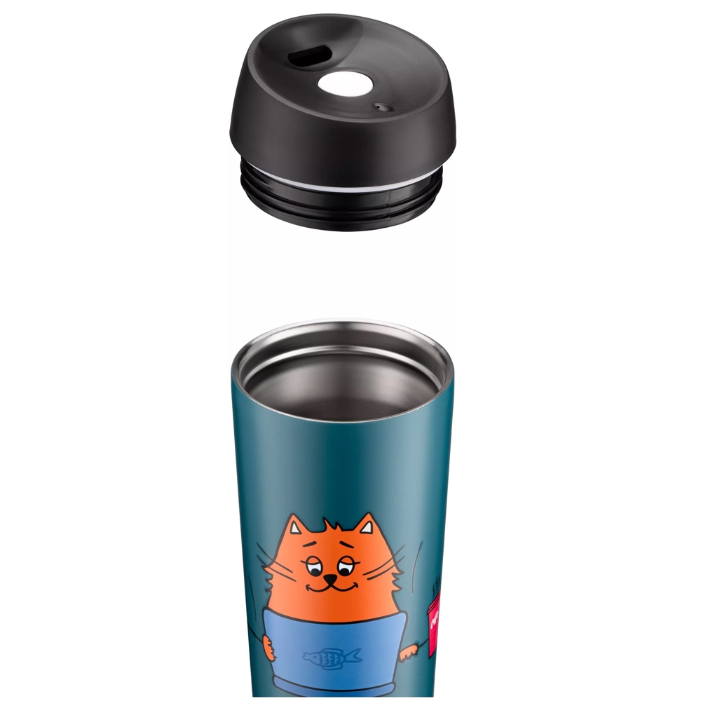 Thermos Ardesto AR2645CG Red Cat, 0.45l, Blue