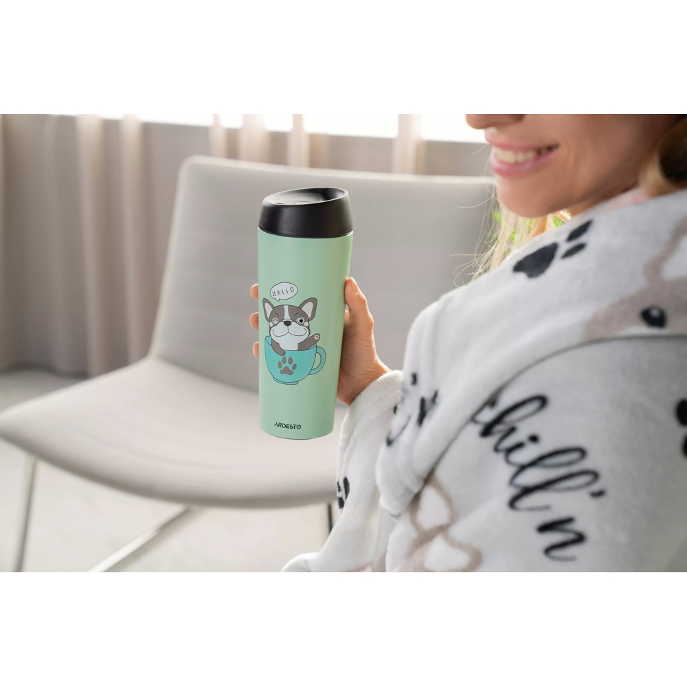 Thermos, Ardesto AR2645DG Coffee time Frenchie, 0.45l Green