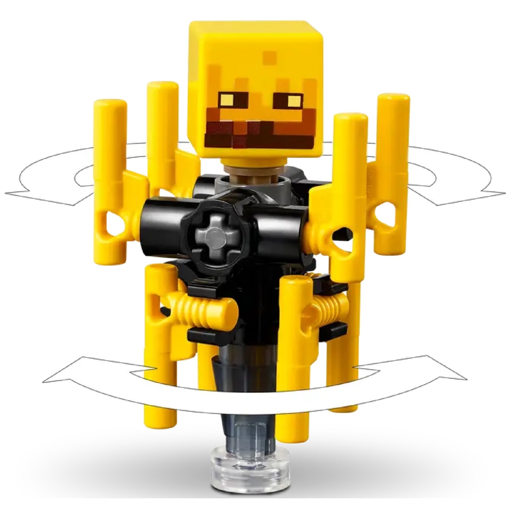 Prefabricated Construction Lego 21266 Minecraft The Nether Lava Battle Set