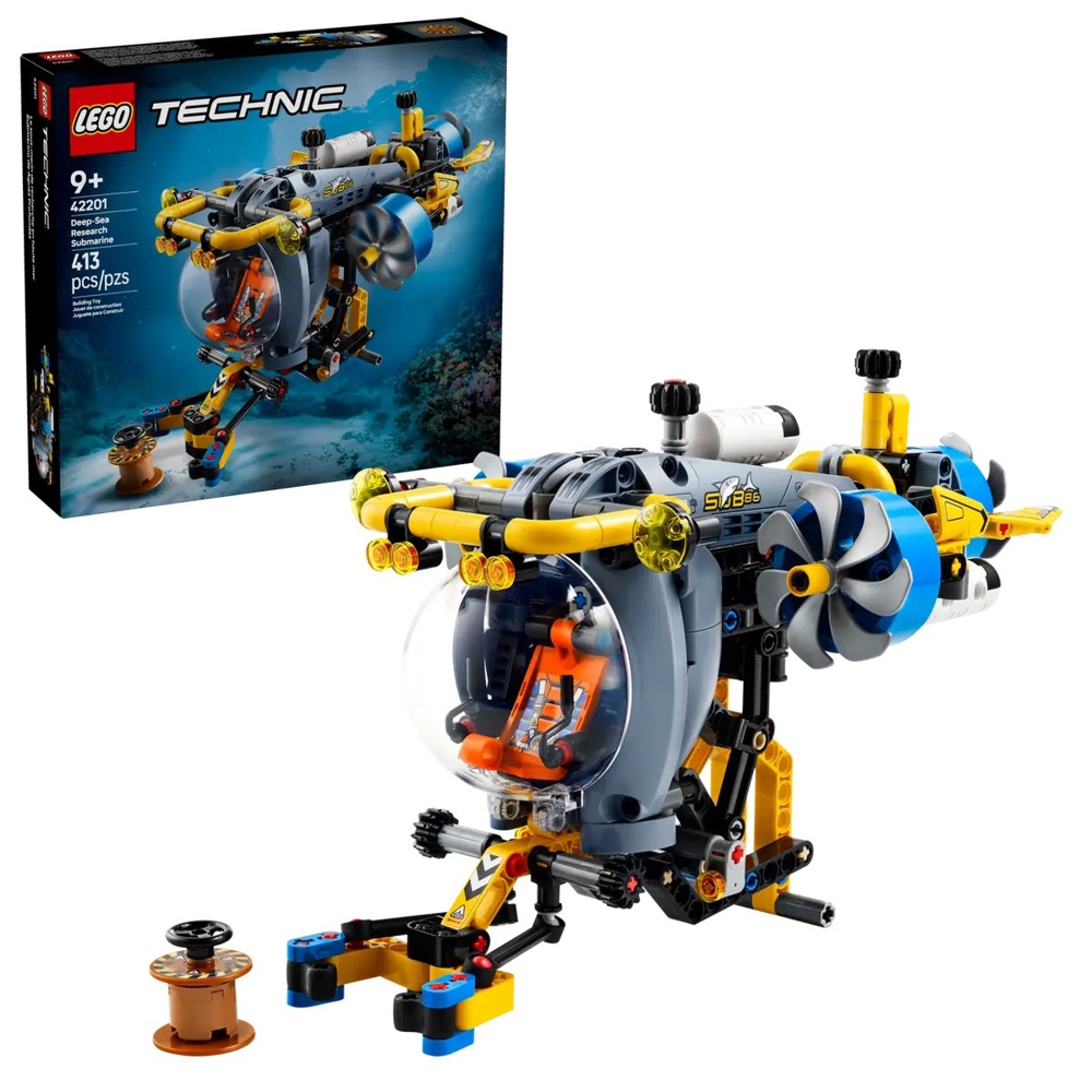 ასაწყობი კონსტრუქცია Lego 42201 Technic, Deep-Sea Research Submarine