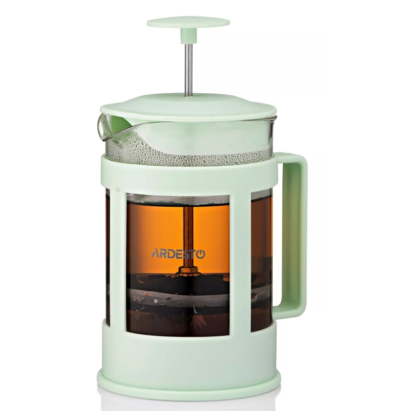 French Press, Ardesto AR1008LGB Fresh, 800ml, Light Green