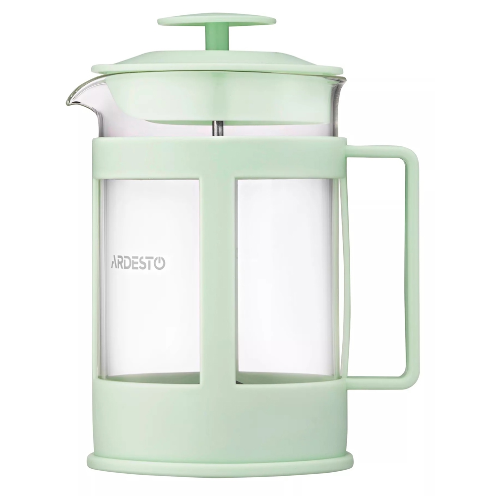 ჩაიდანი Ardesto AR1008LGB Fresh, 0.8l, French Press, Light Green