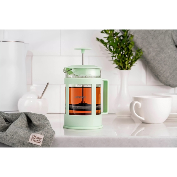 French Press, Ardesto AR1008LGB Fresh, 800ml, Light Green