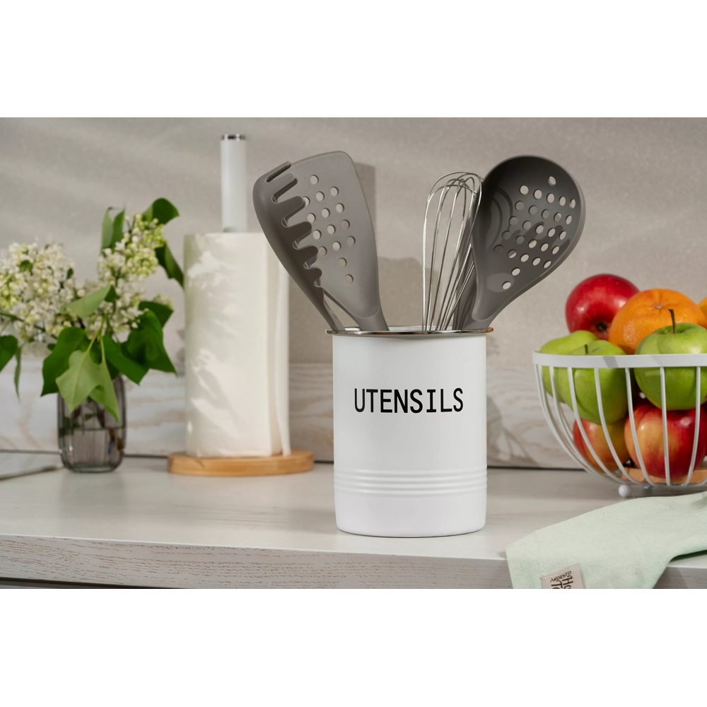 დანა ჩანგლის სათავსო Ardesto AR0915W Midori, Cutlery Holder, White