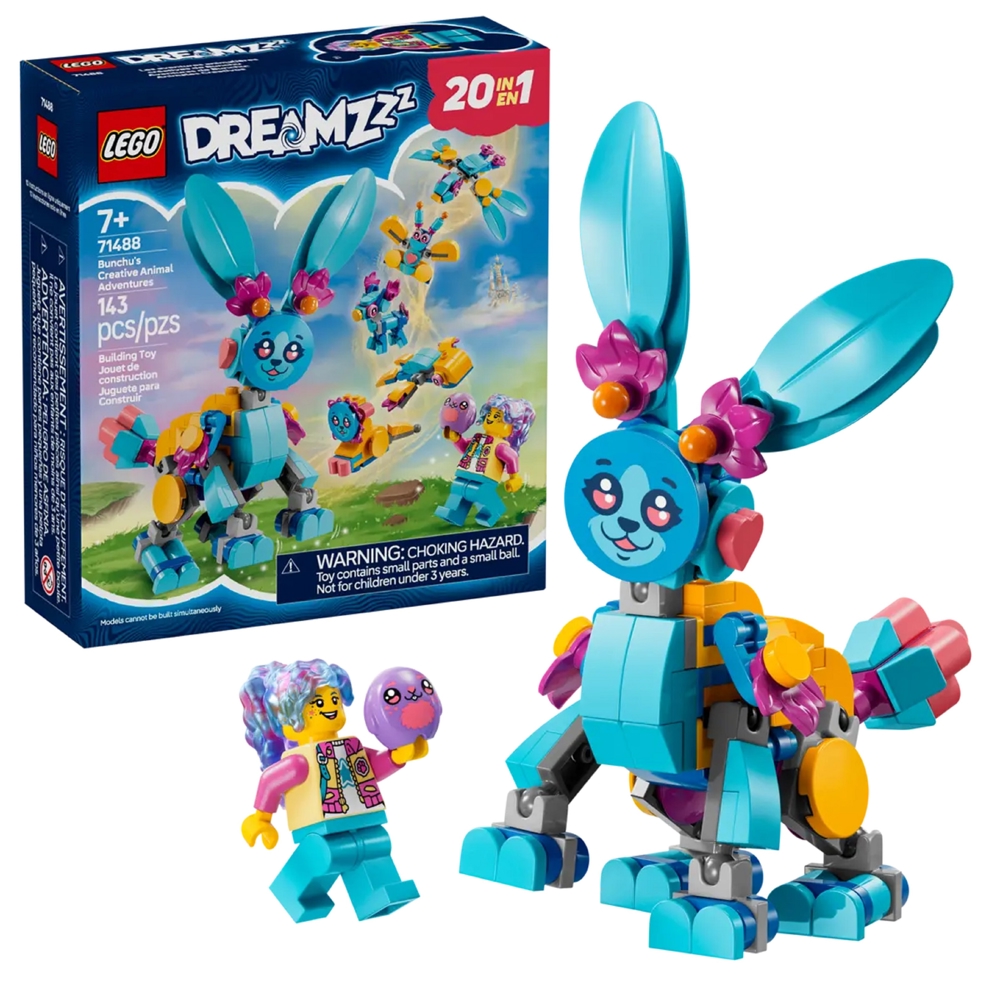 Prefabricated Construction Lego 71488 DREAMZzz Bunchu's Creative Animal Adventures