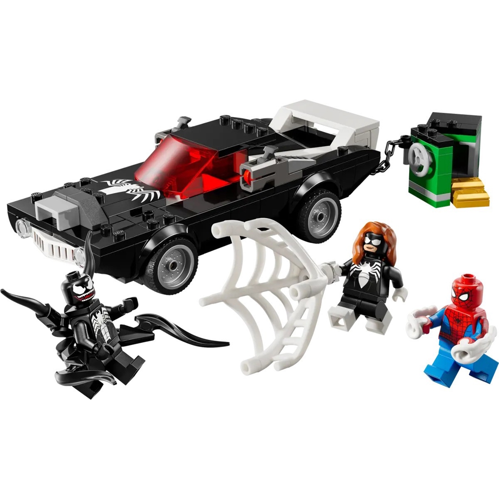 ასაწყობი კონსტრუქცია Lego 76309 Marvel, Spider-Man vs. Venom Muscle Car