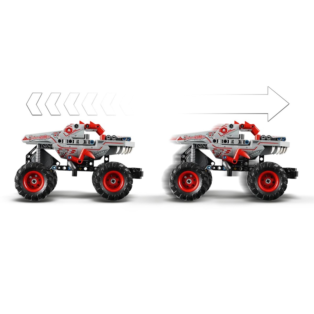 ასაწყობი კონსტრუქცია Lego 42200 Technic, Monster Jam ThunderROARus Pull-Back