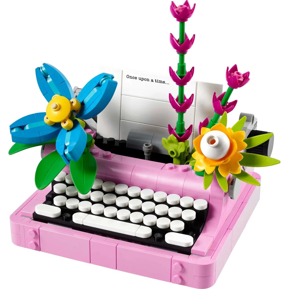ასაწყობი კონსტრუქცია Lego 31169 Creator 3-in-1, Typewriter with Flowers