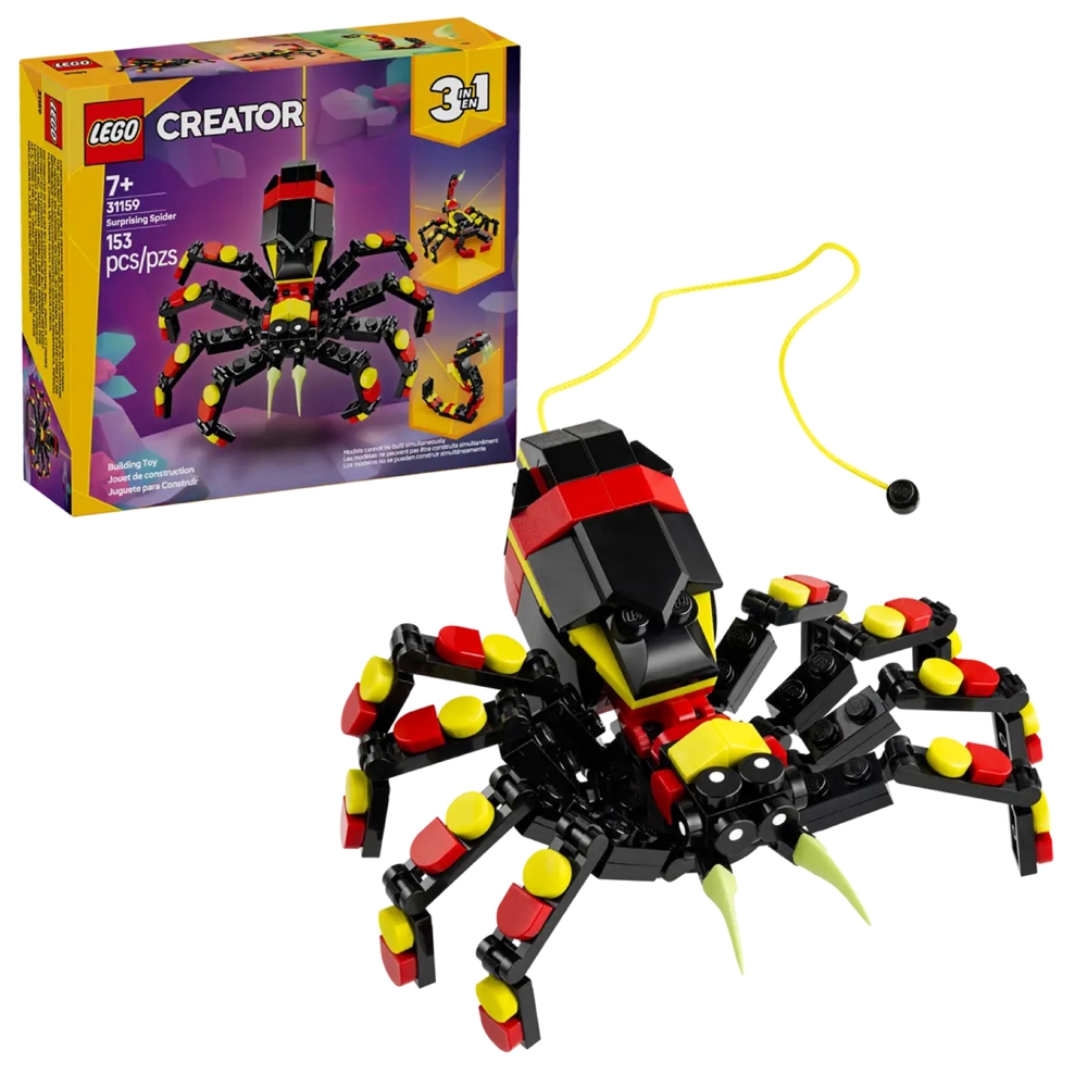 Prefabricated Construction Lego 31159 Creator Wild Animal Surprising Spider