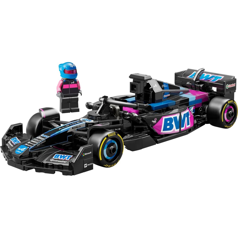 ასაწყობი კონსტრუქცია Lego 77248 Speed Champions, BWT Alpine F1 Team A524 Race Car