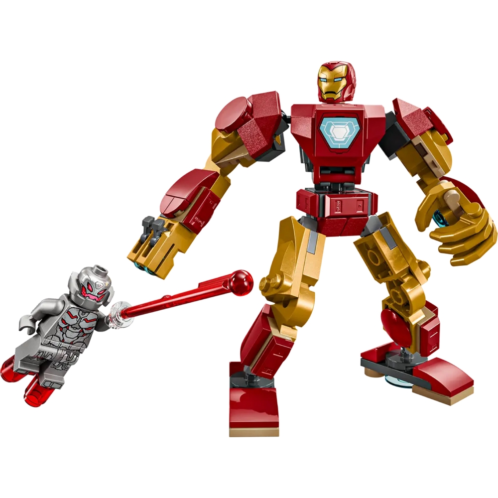 ასაწყობი კონსტრუქცია Lego 76307 Constructor Super Heroes Iron Man Mech vs. Ultron, Prefabricated Construction
