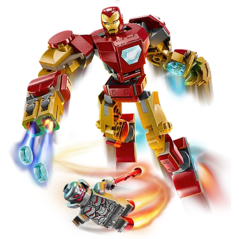 Prefabricated Construction Lego 76307 Constructor Super Heroes Iron Man Mech vs. Ultron