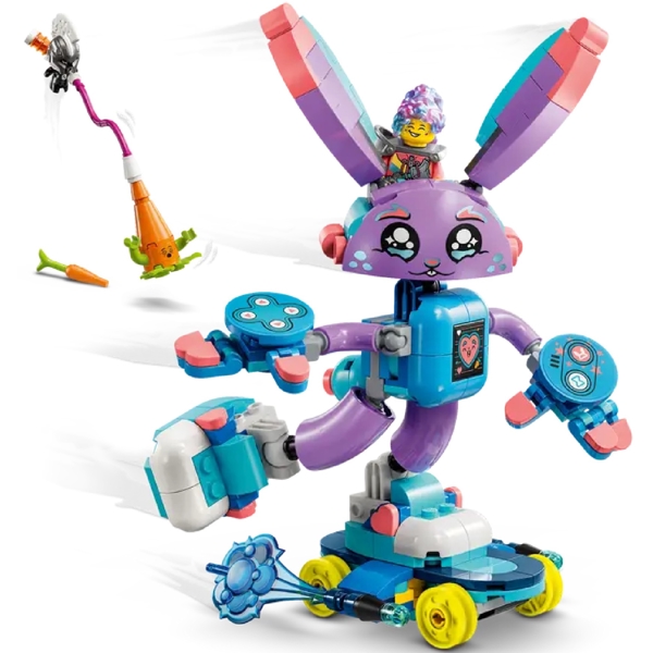 ასაწყობი კონსტრუქცია Lego 71490 DREAMZzz Izzie and Bunchurro the Gaming Bunny, Prefabricated Construction