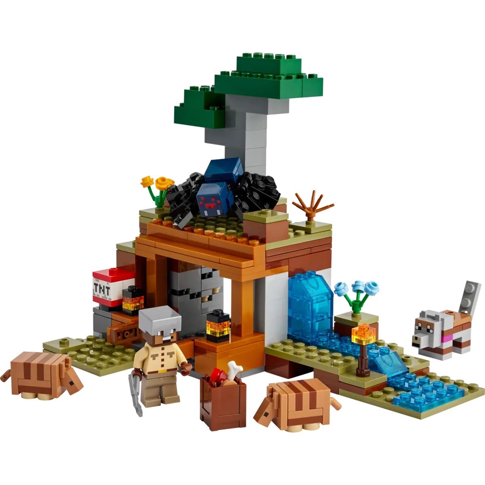 Prefabricated Construction Lego 21269 Minecraft, The Armadillo Mine Expedition