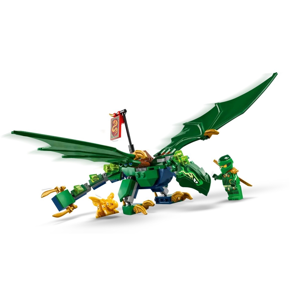 ასაწყობი კონსტრუქცია Lego 71829 NINJAGO, Lloyd's Green Forest Dragon