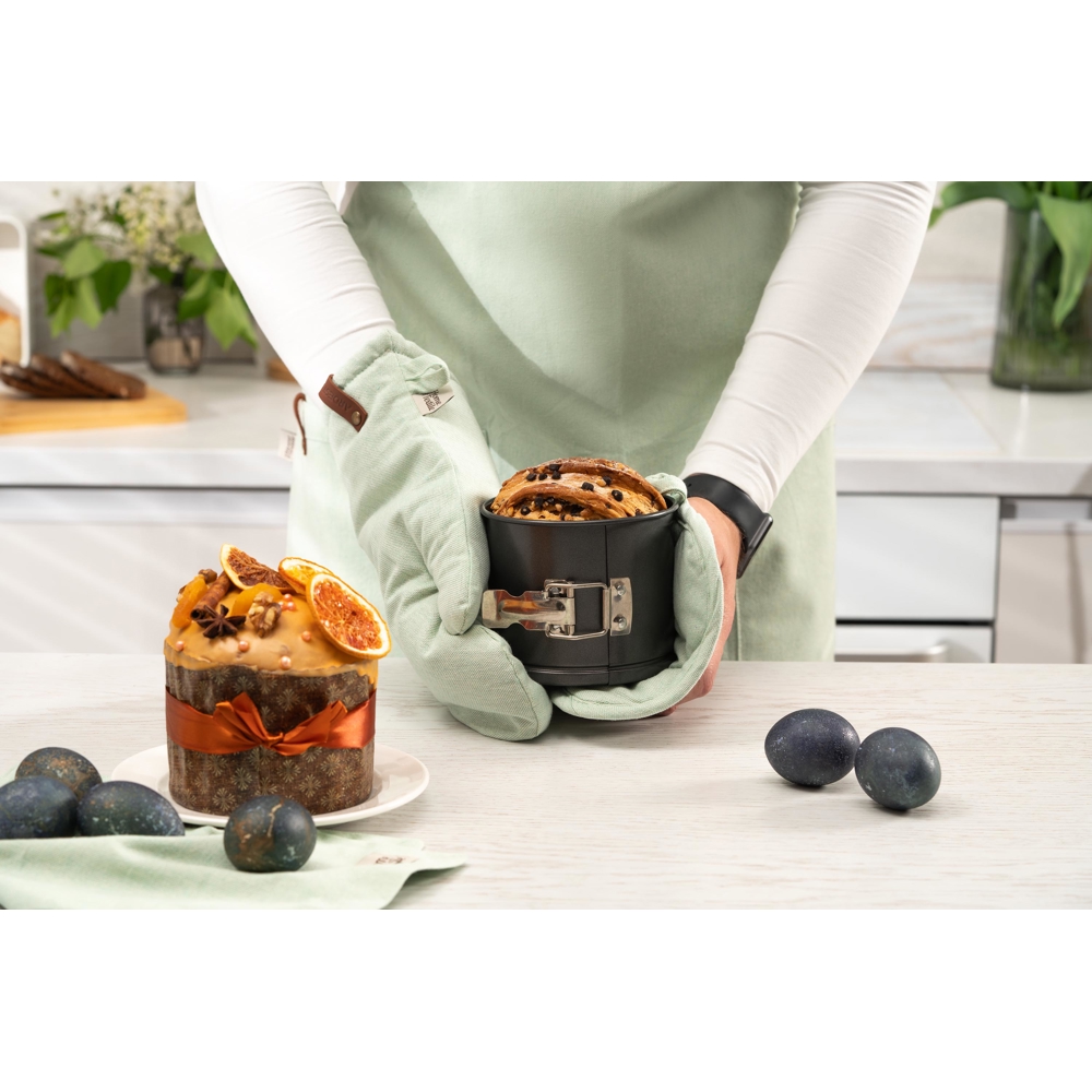 საცხობი ფორმა Ardesto AR2505G Gemini, 12х10cm, Easter Cake/Cake Springform Pan, Gray