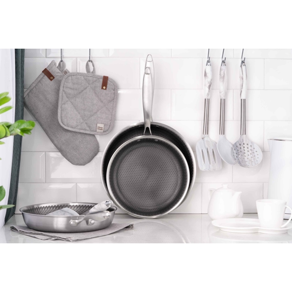 ტაფა Ardesto AR0728BS Black Mars Avior, 28cm, Grey