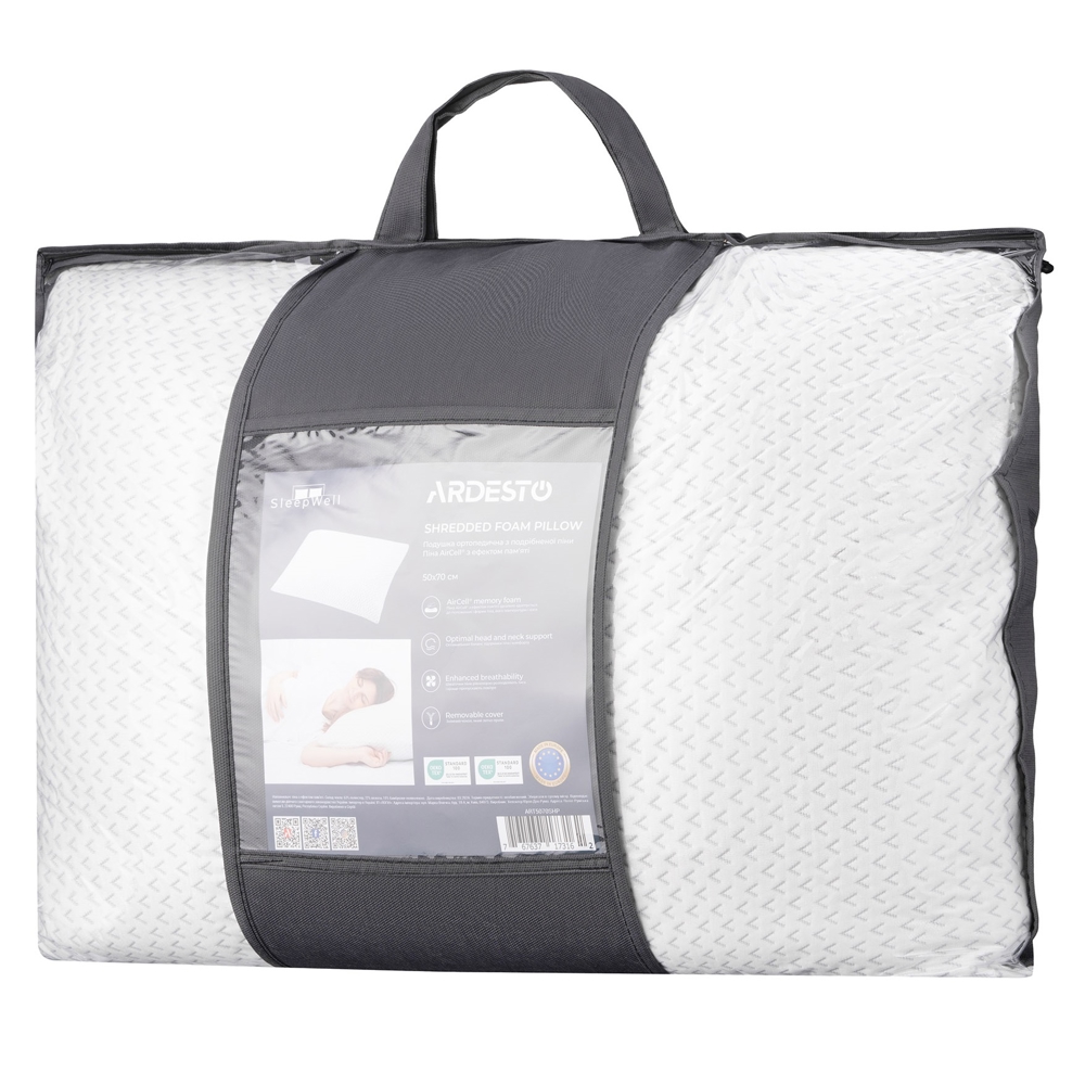 Shredded pillow Ardesto ART5070SHP Sleepwell, 50х70cm, White