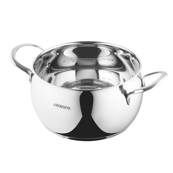 ქვაბი Ardesto AR4340GB Gemini Liguria, 4l, 20cm, Stainless Steel