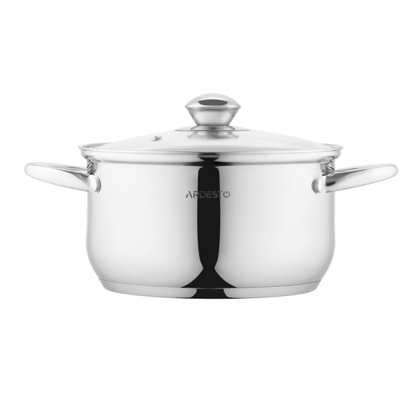 ქვაბი Ardesto AR1932GSS Gemini Gourmet Spoleto, 3.2l, 20cm, Stainless Steel