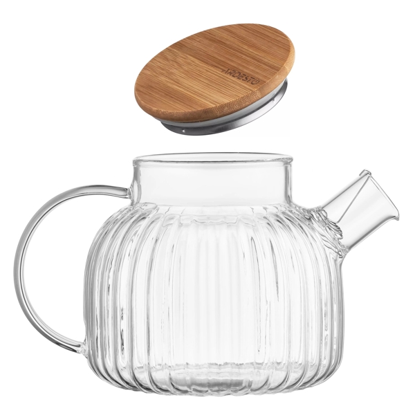 Tea pot Ardesto AR3010GA Iceberg, 1000ml, Tea Pot, Transparent