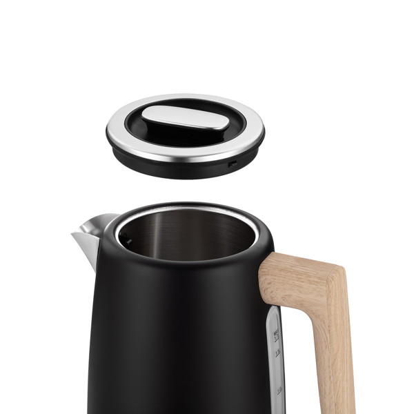 Electric kettle Ardesto EKL-F420BWD, 2200W 1.7L, Black